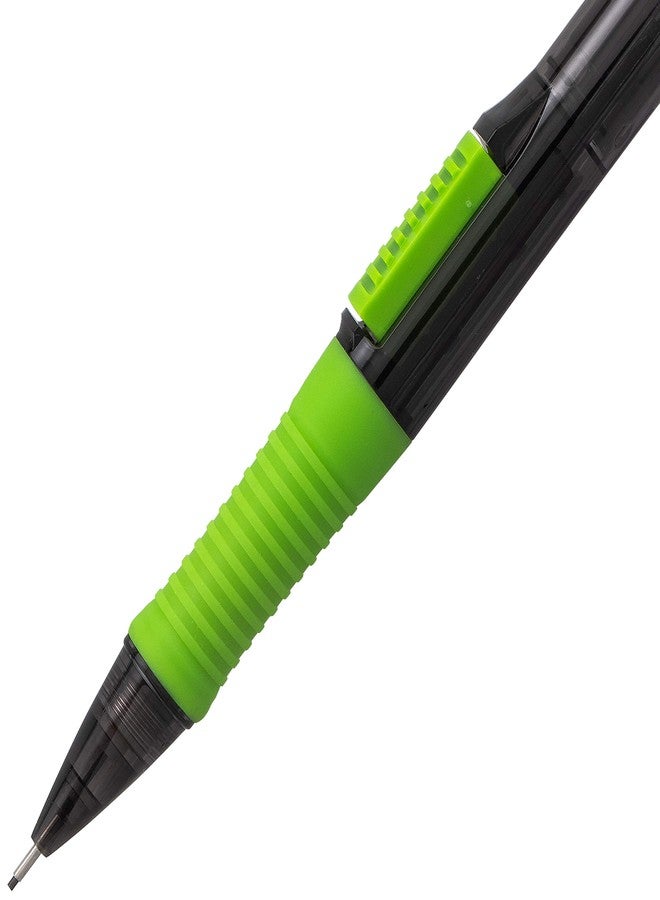 بنتل قلم رصاص ميكانيكي Pentel Quick Click Pop، (0.7 مم)، متوسط، 2 عبوة إعادة تعبئة للممحاة، عبوة من 4 قطع (PD217ALEBP4) - Image 4